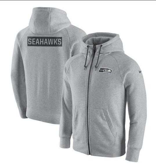 Men's Seattle Seahawks Nike Gridiron Gray 2.0 Full-Zip Hoodie - Ash FengYun,We sell and wholesale Men's Seattle Seahawks Nike Gridiron Gray 2.0 Full-Zip Hoodie - Ash FengYun on line form chian!